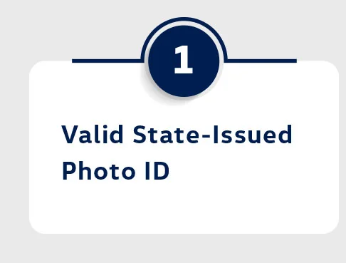 Valid State-Issued Photo ID