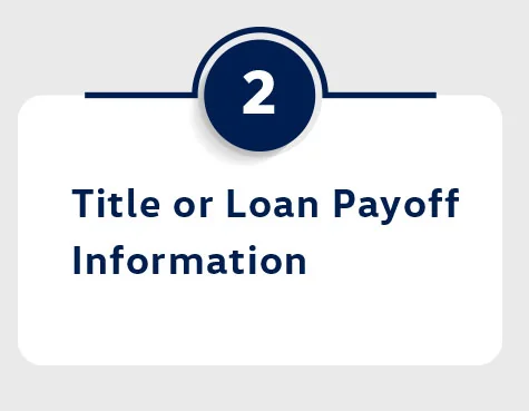 Title or Loan Payoff Information