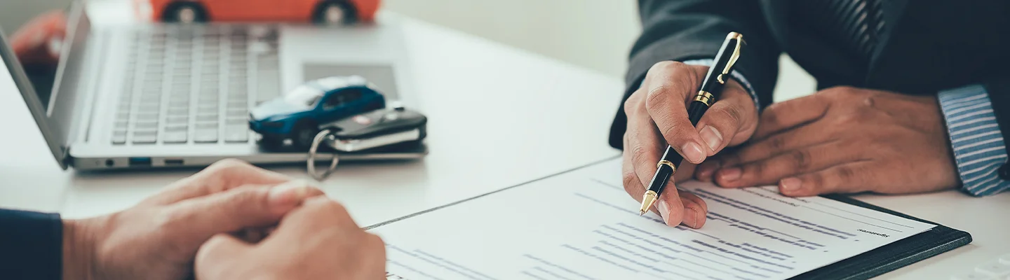 making a deal with signing documents