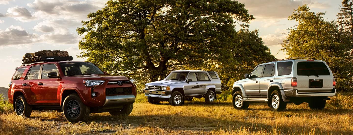 Toyota 4Runner lineup 3 model years