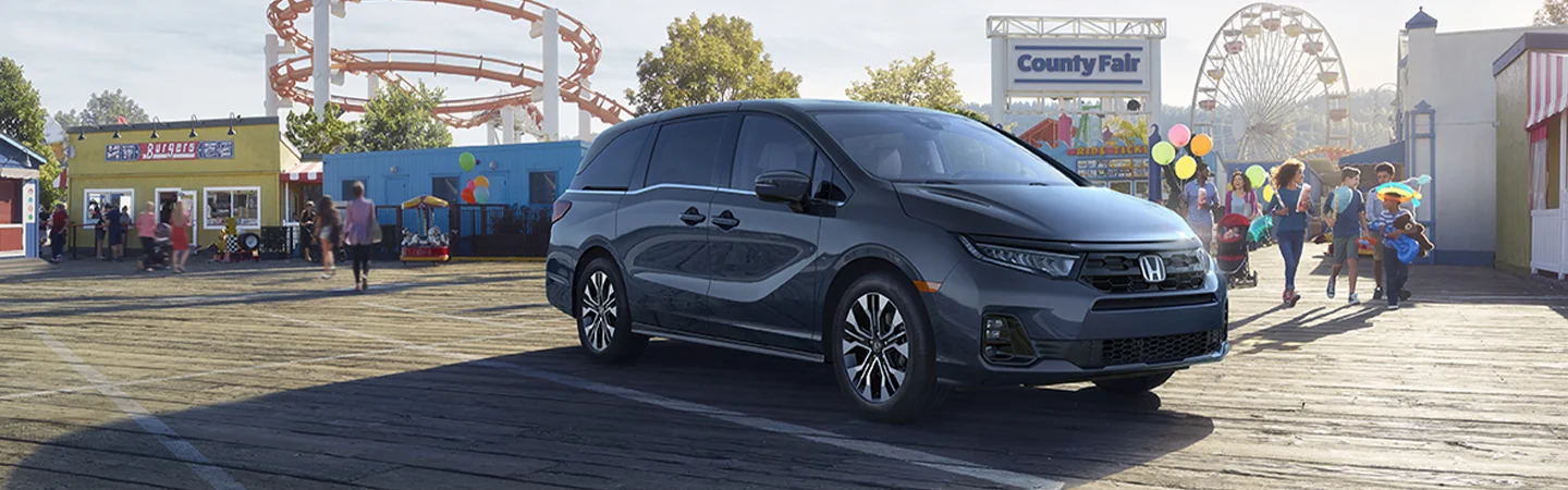 2025 Honda Odyssey EX-L parked at a state fair
