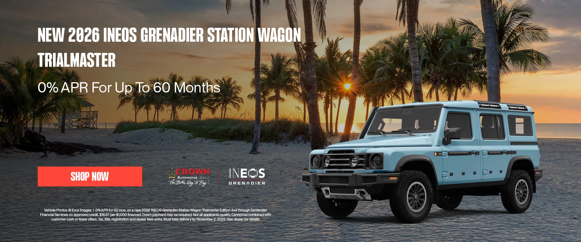 New 2026 INEOS Grenadier Station Wagon Trialmaster 0% APR For Up To 60 Months