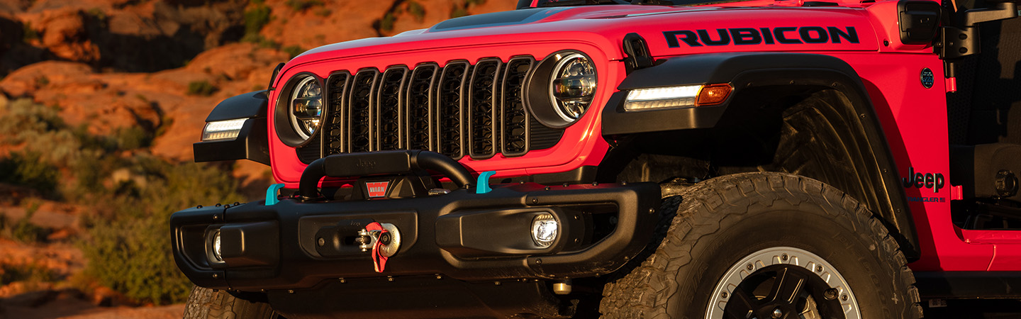 2024 Jeep Wrangler 4xe black frontview