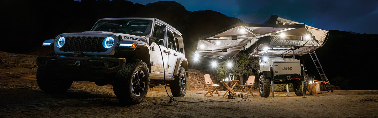 2024 Jeep Wrangler 4xe blue topview
