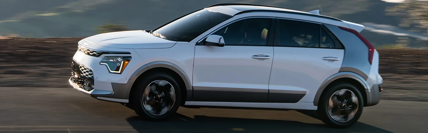 2024 Kia Niro EV Specs front side in white 