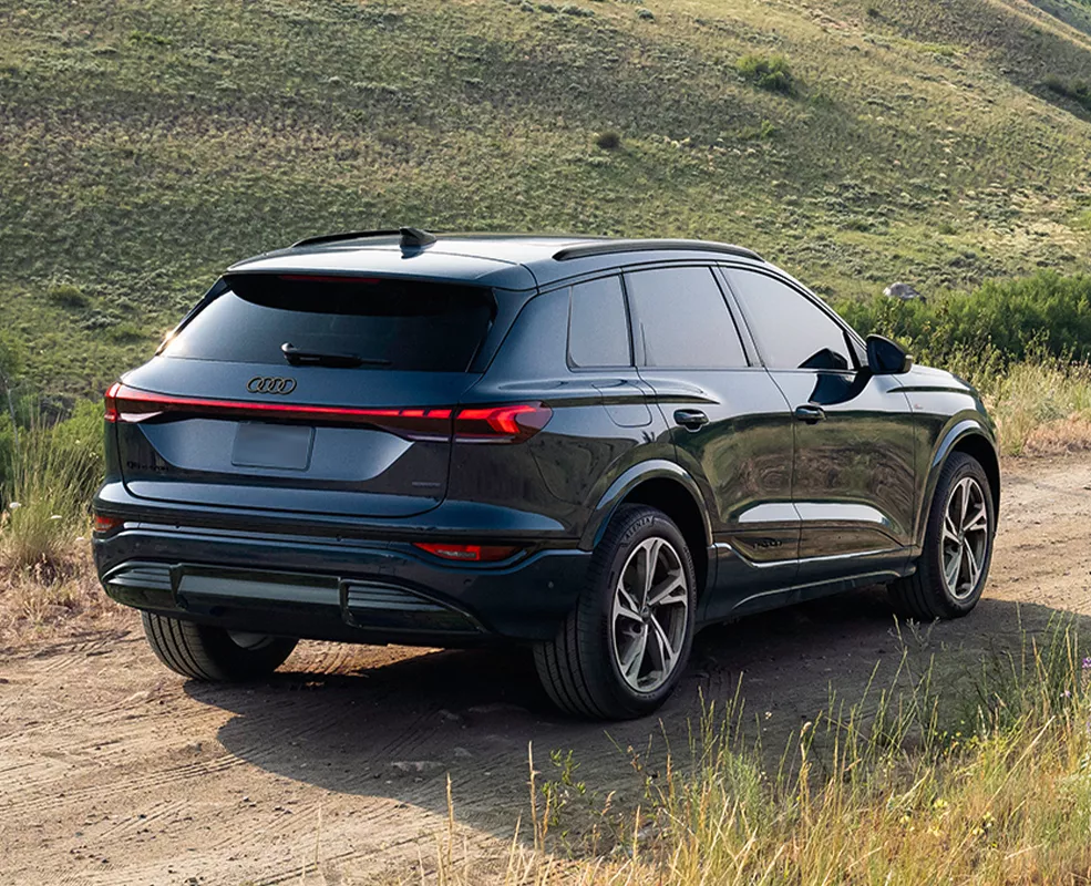 Luxury vehicle exterior shown from a three-quarter angle