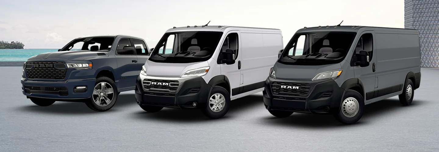 a 4 2026 Ram commercial vehicle lineup