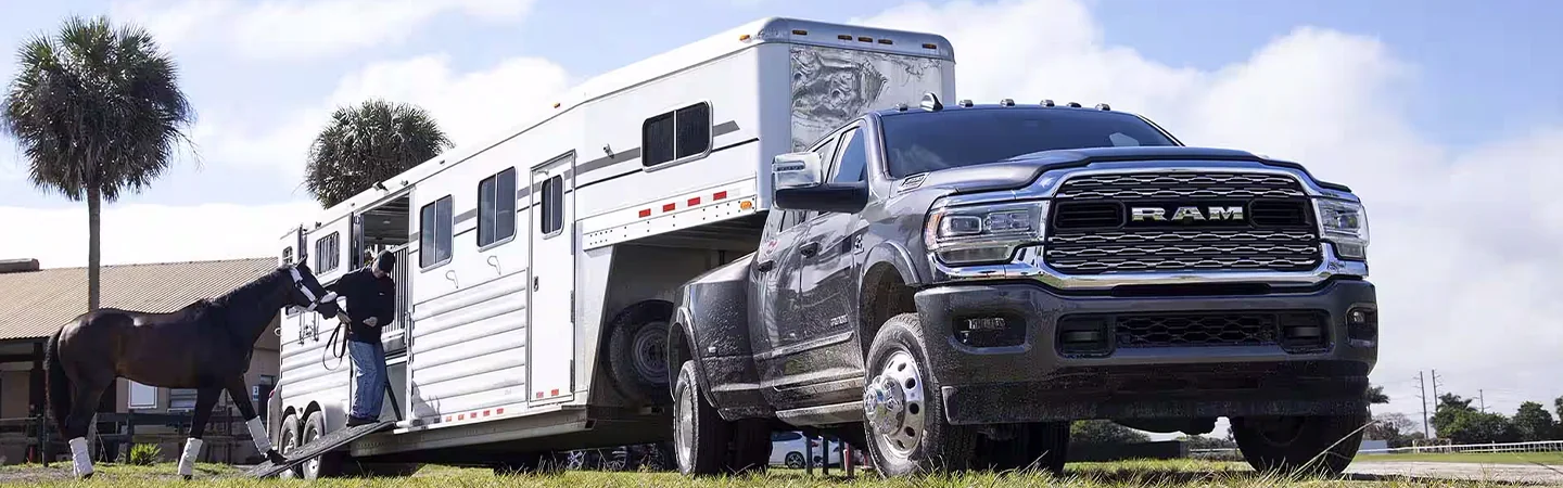 2024 RAM 3500 Specs blackcolor frontview