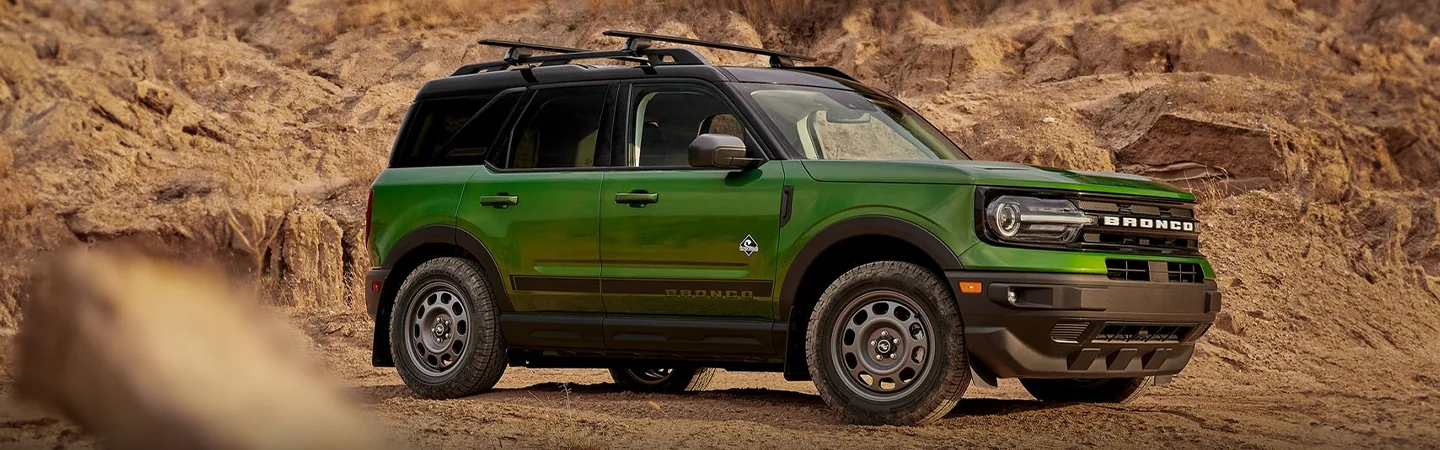 2024 Ford Bronco Sport Specs greencolor sideview