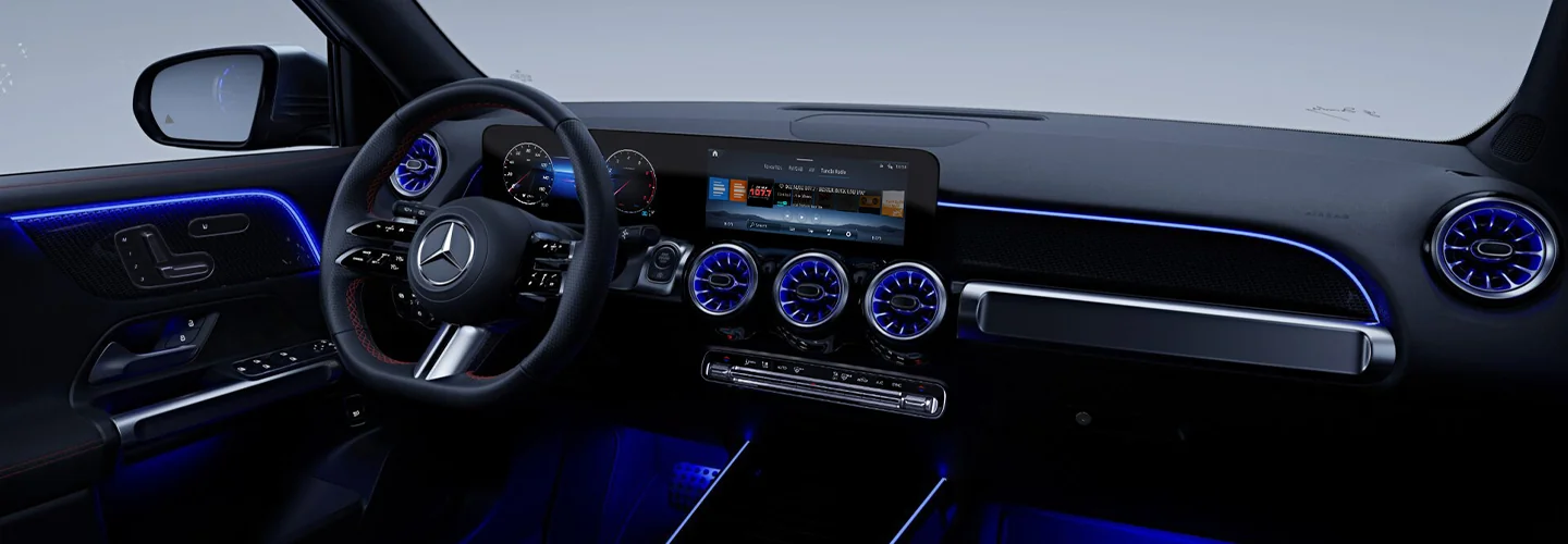 interior view of a 2025 Mercedes-Benz GLB 250