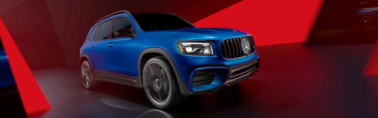 blue 2025 Mercedes-Benz GLB 250