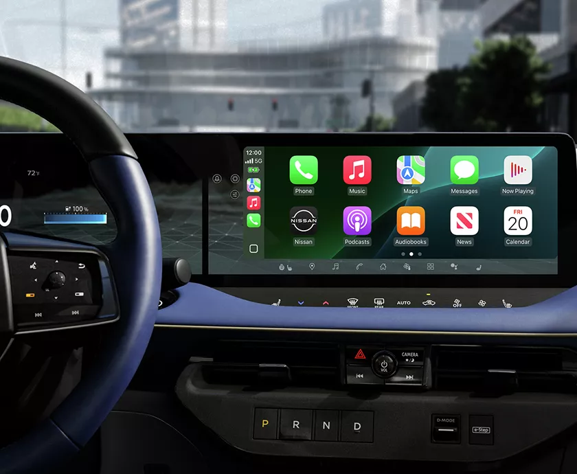 view of a 2026 Nissan LEAF interior