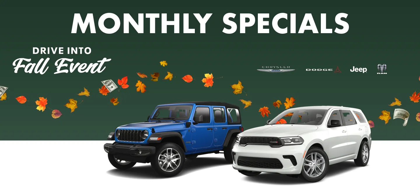 Monthly Specials - Crown Chrysler Dodge Jeep Ram FIAT Chattanooga