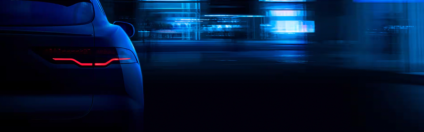 2024 Jaguar I-PACE Specs back headlight view in blue colour