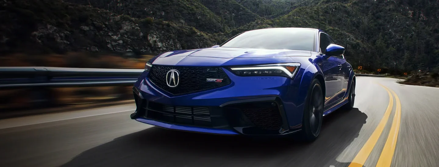 blue 2025 Acura Integra