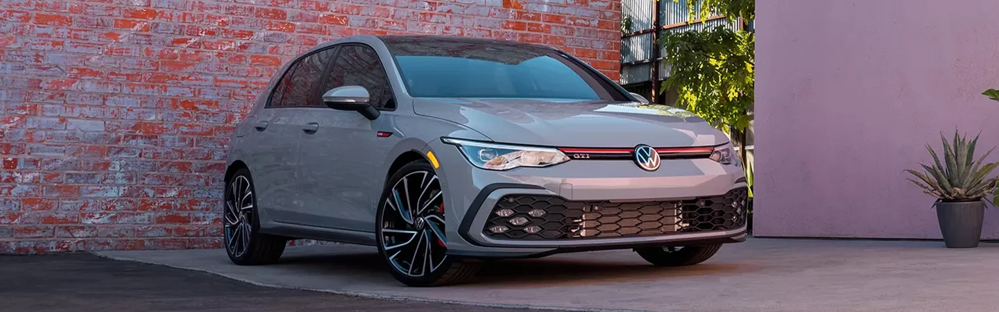2024 Volkswagen Golf GTI Specs silver color front view