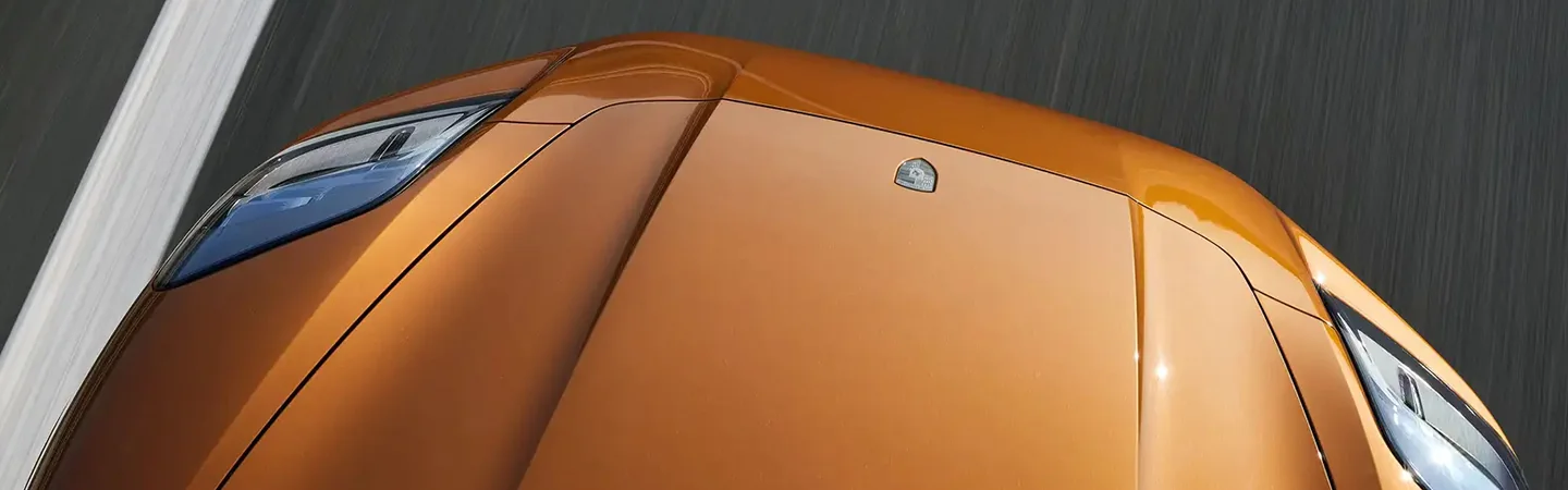 2025 Porsche Panamera Configurations  color golden topview