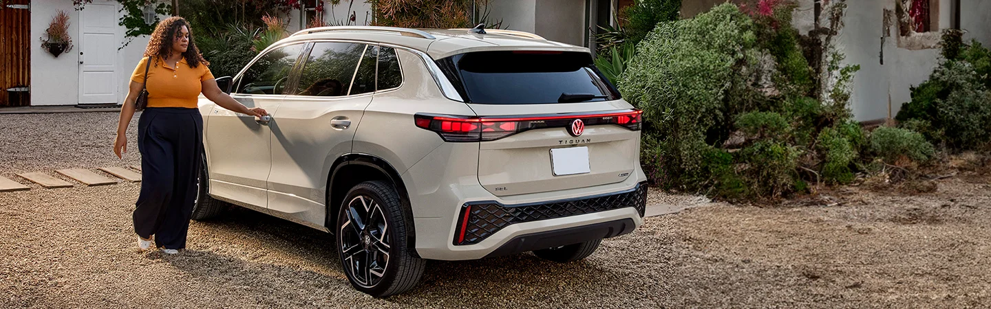 rear of Tiguan