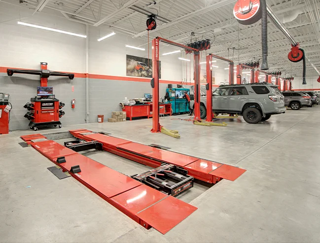 toyota service center construction