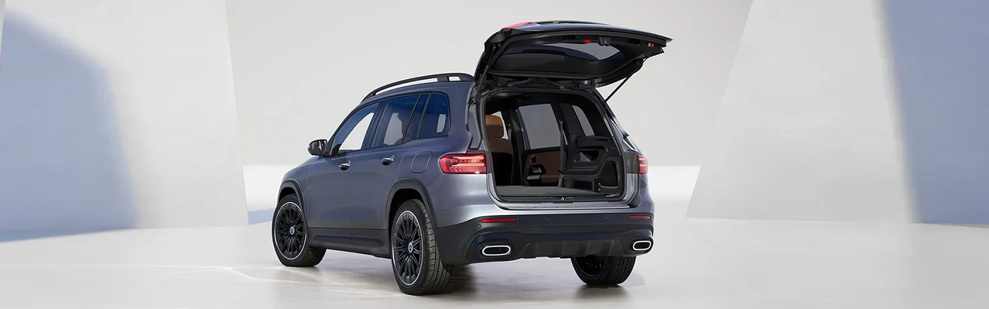 2024 Mercedes-Benz GLB silver bootspace view