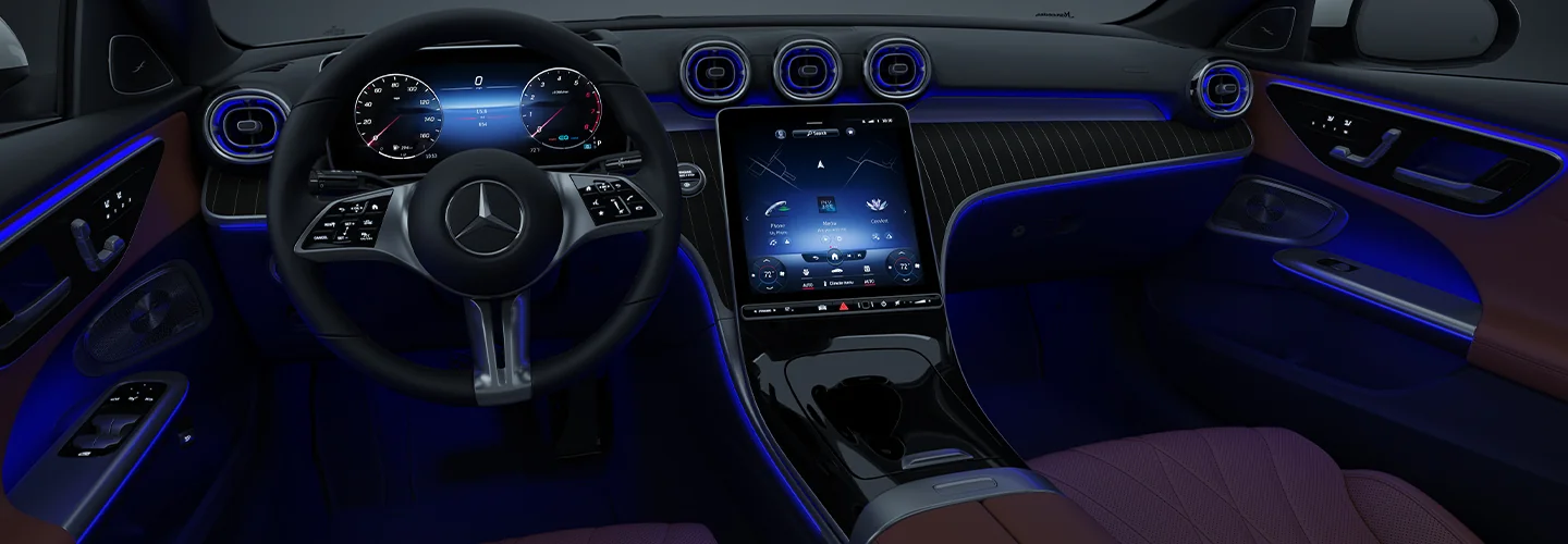 interior of a Mercedes-Benz C-Class AMG C 63 S