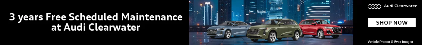 3 years Free Scheduled Maintenance at Audi Clearwater