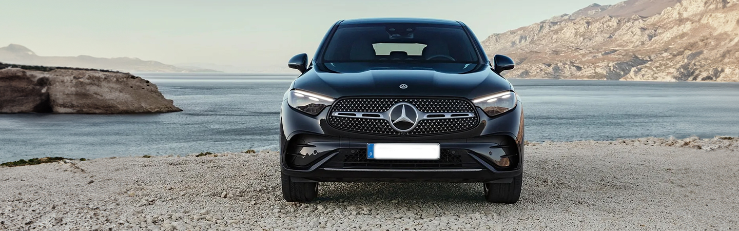 2024 Mercedes-Benz GLC Coupe Specs black frontview