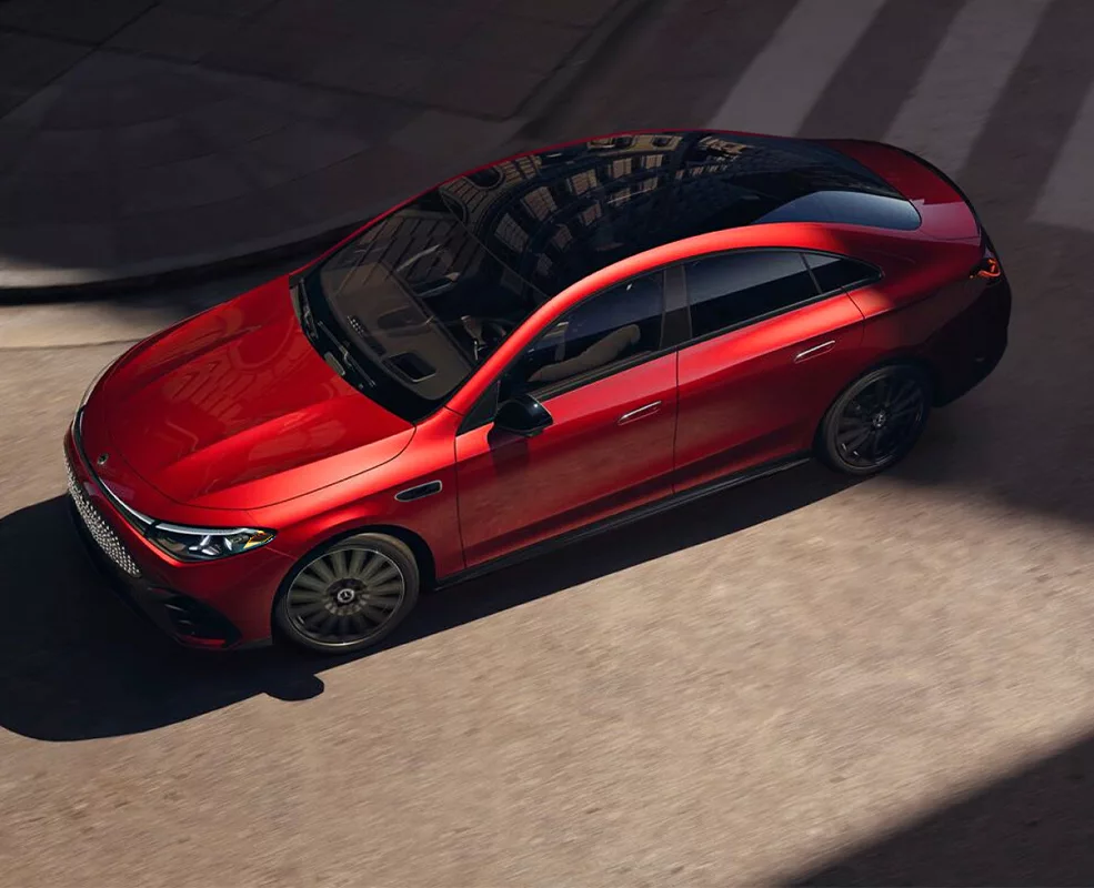 Luxury vehicle exterior shown from a three-quarter angle