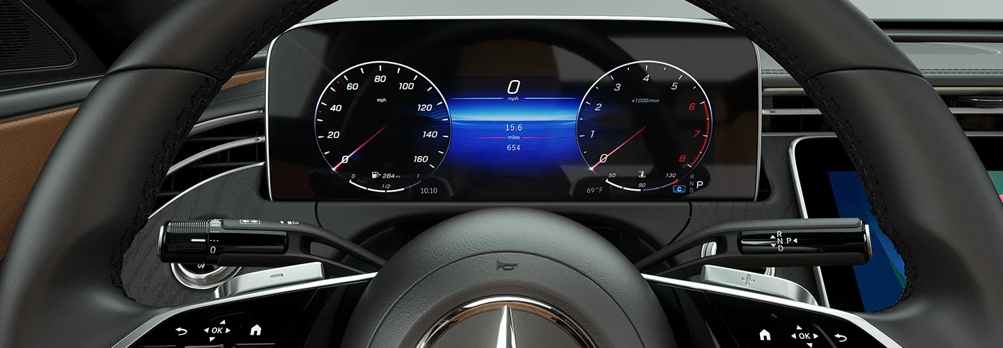Interior view of the 2025 Mercedes-Benz E-Class