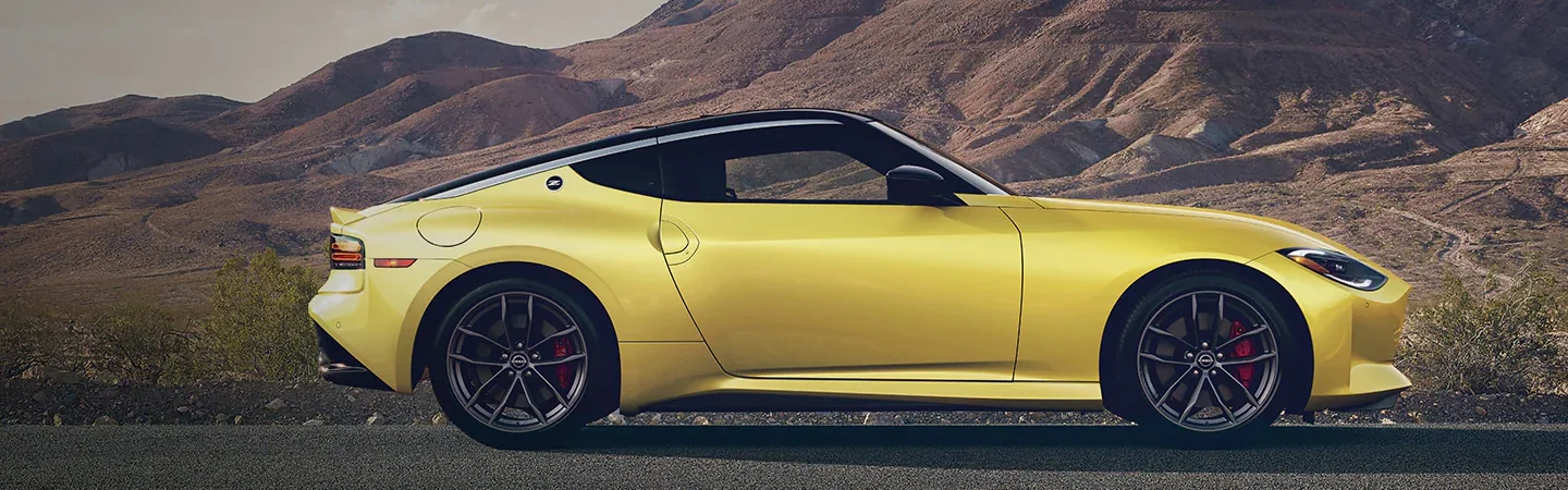 2024 Nissan Z yellow side view