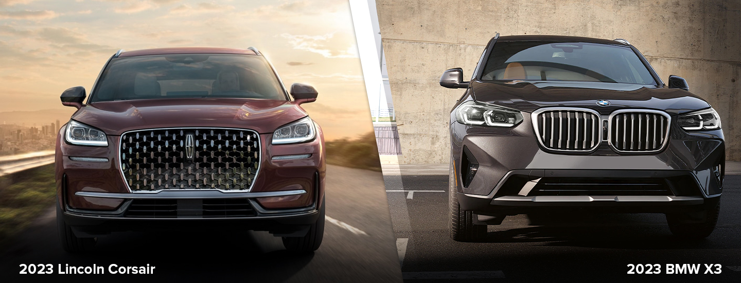 2023 Lincoln Corsair vs. BMW X3 Comparison