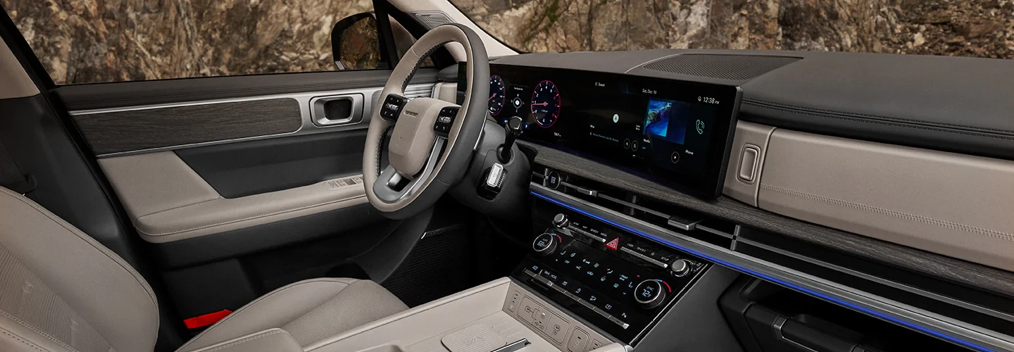 interior of a 2025 Hyundai Santa Fe Calligraphy