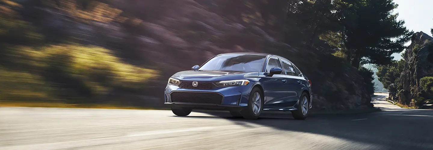 new Honda driving on read