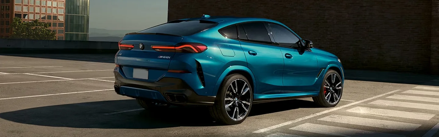 2024 BMW X6 Price back side in blue