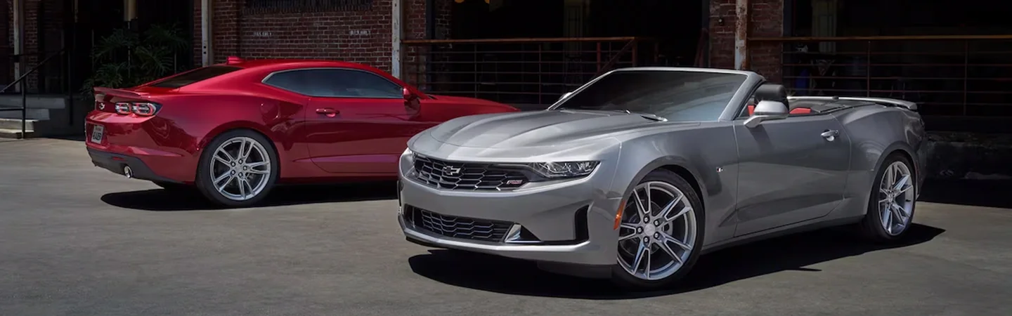 2024 Chevrolet Camaro Specs red grey color front view