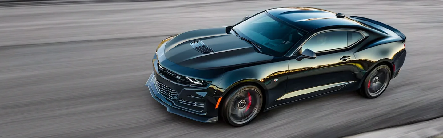 2024 Chevrolet Camaro Specs black color front view