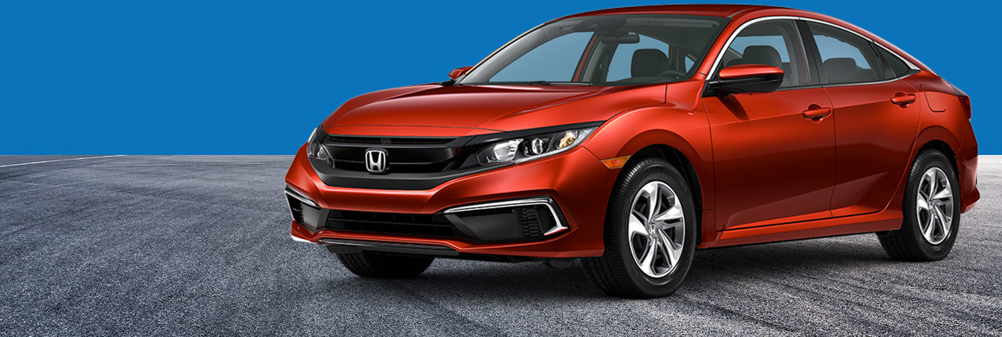 Honda vehicle on the road