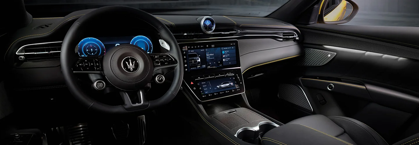 2024 Maserati Grecale vs Mercedes-Benz GLC interior image