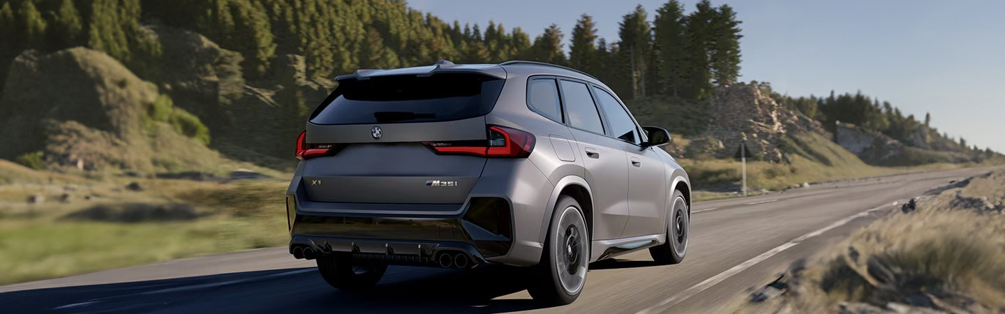 2024 BMW X1 Specs back side in silver