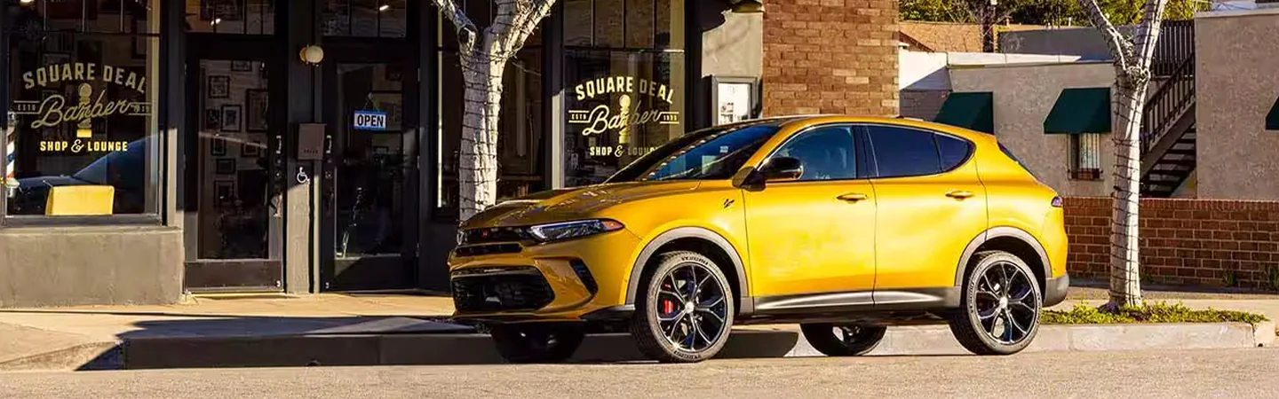 2024 Dodge Hornet Specs yellowcolor sideview
