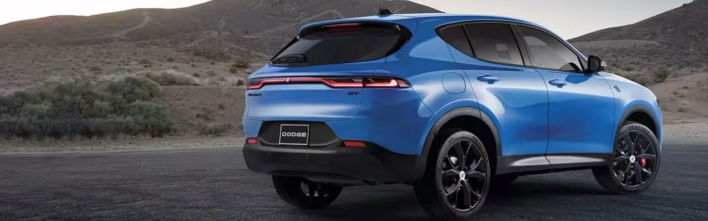 2024 Dodge Hornet Specs bluecolor backview