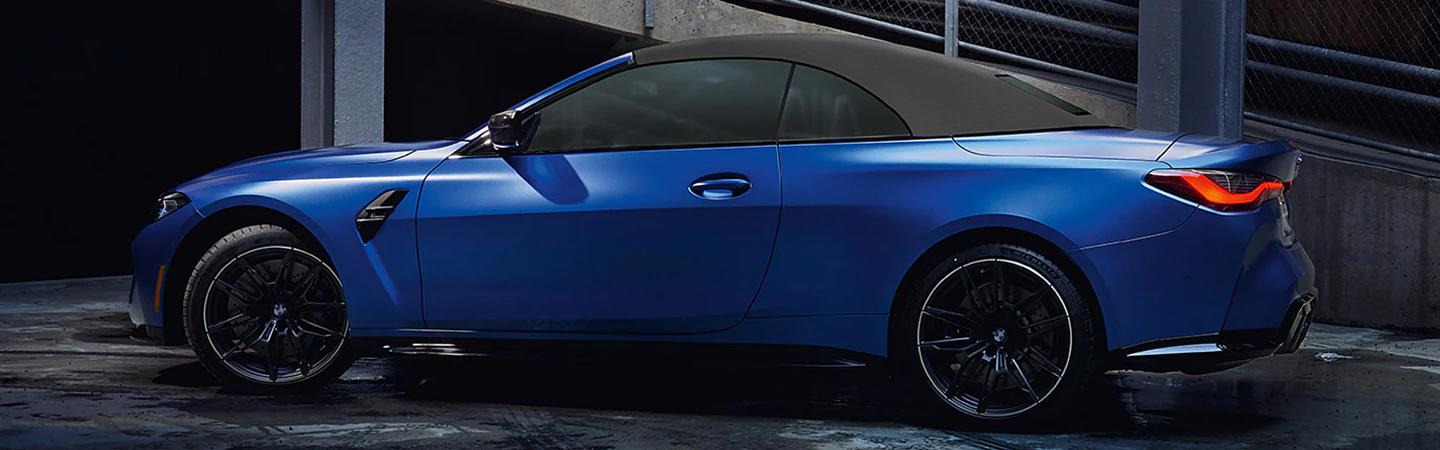 Side view of 2022 Blue M4