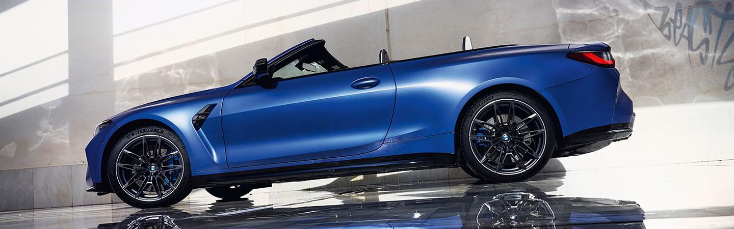 Side lower view of 2022 Blue M4