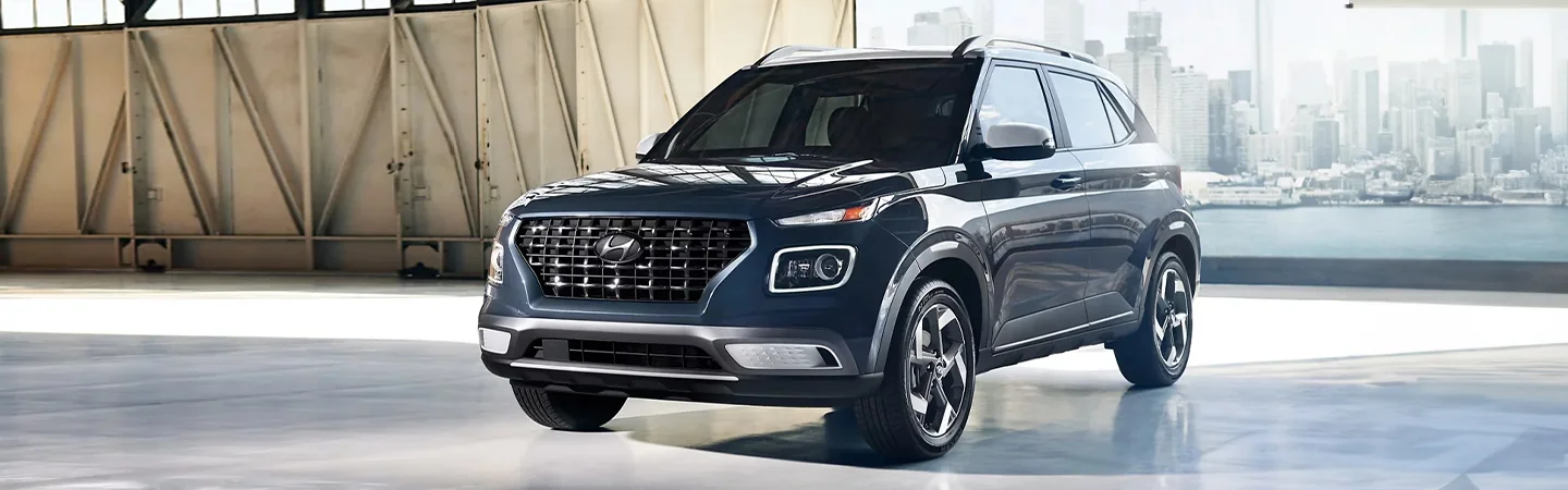 2024 Hyundai Venue Specs bluecolor frontview
