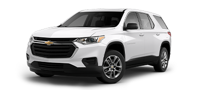 WHITE 2021 CHEVROLET TRAVERSE