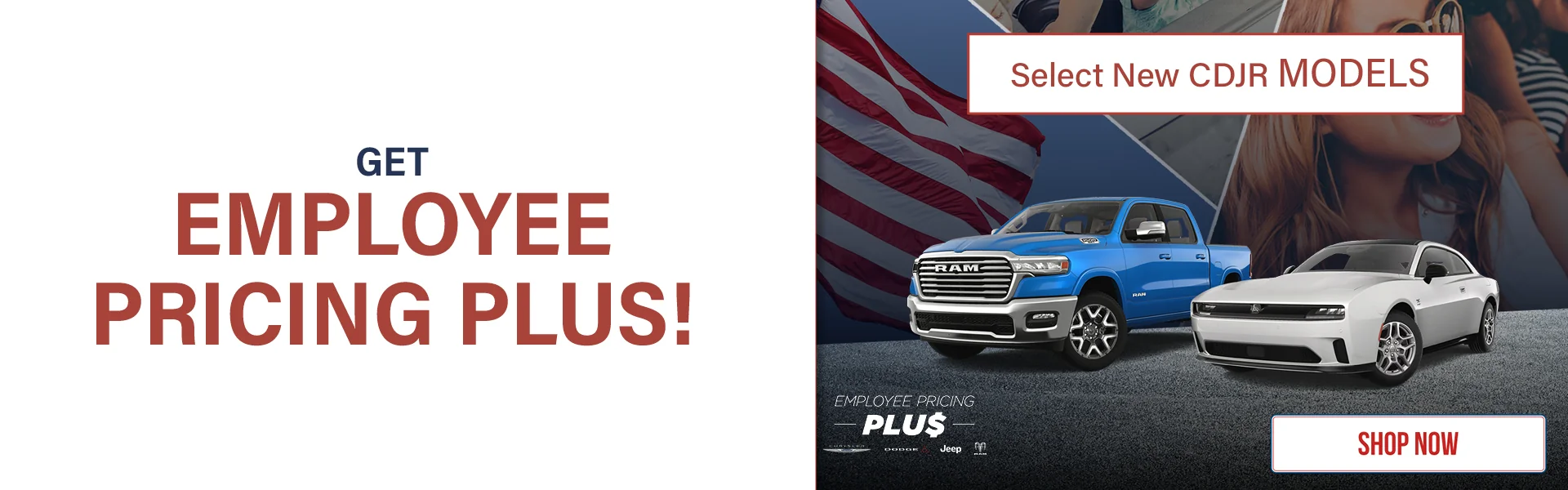 Get Employee Pricing Plus! Select New CDJR Models