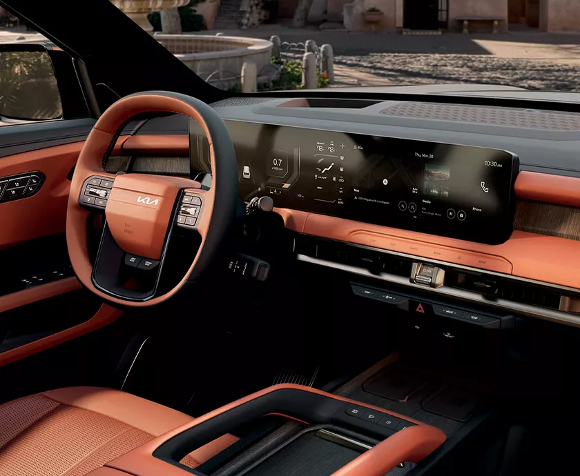 Interior view for 2027 Kia Telluride Hybrid SUV in Clermont, FL