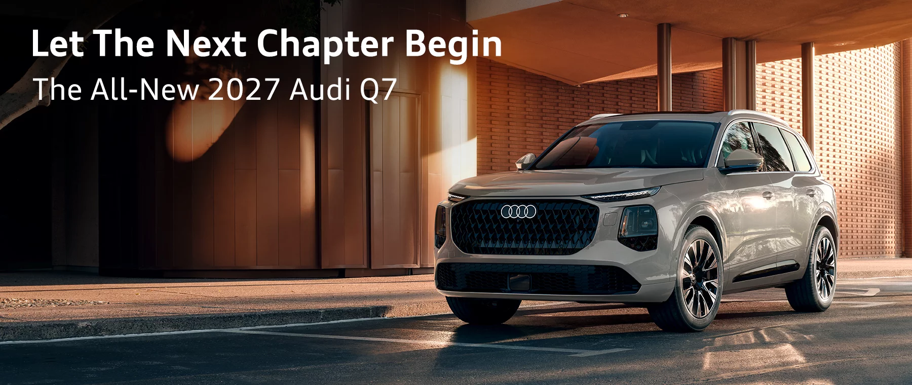 Let The Next Chapter Begin The All-New 2027 Audi Q7