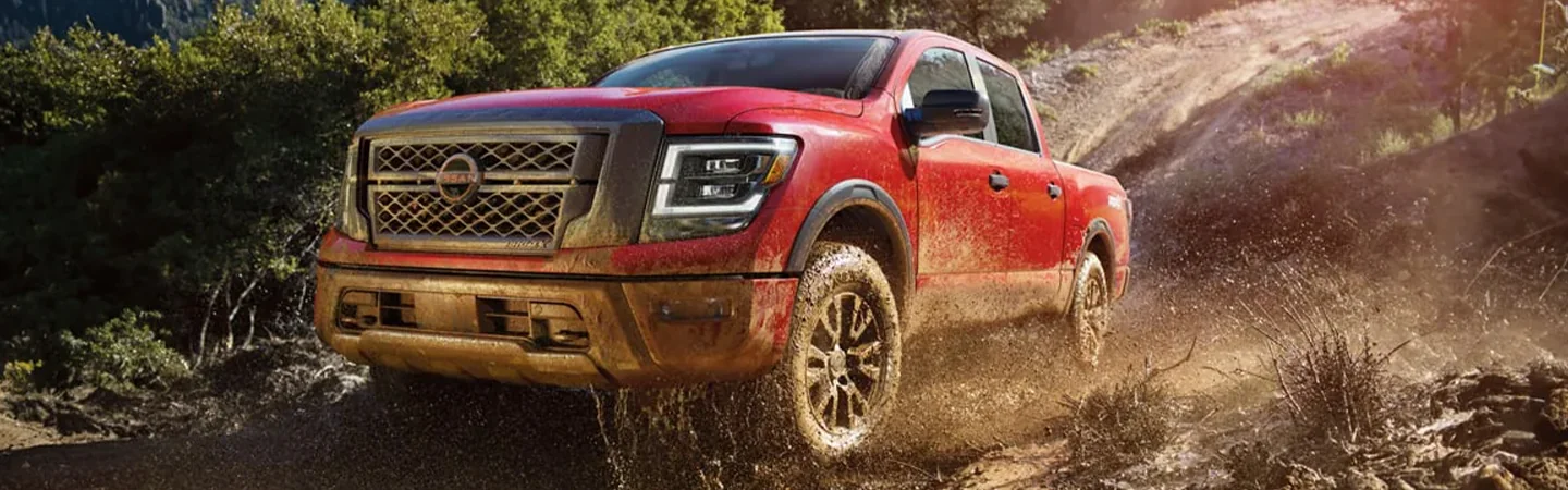 red 2024 Nissan Titan XD