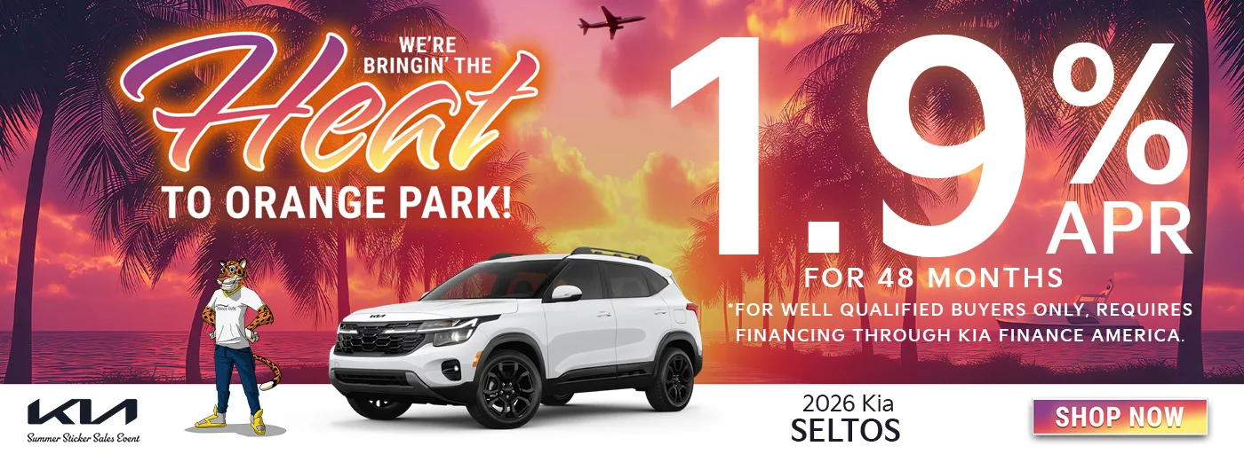 2026 Kia Seltos 1.9% APR For 48 Months *For well qualified buyers only, requires financing through Kia Finance America.
